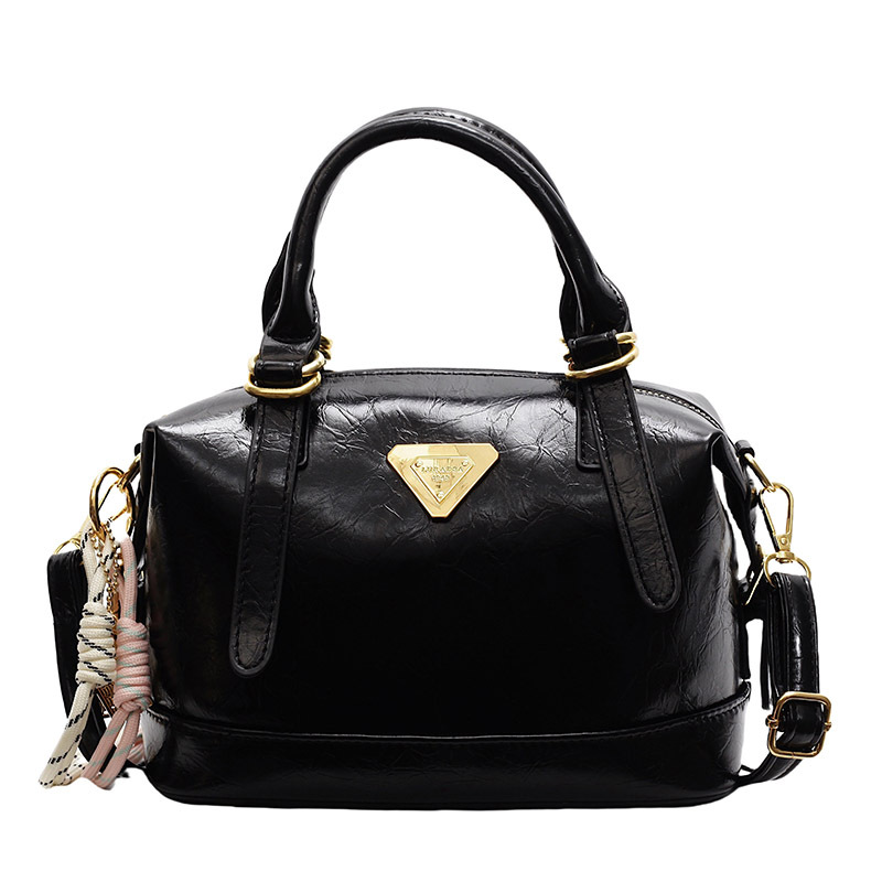 High-end retro commuter handbag for women, 2025 new style popular single-shoulder bag, fashionable crossbody Boston women's bag Item Picture