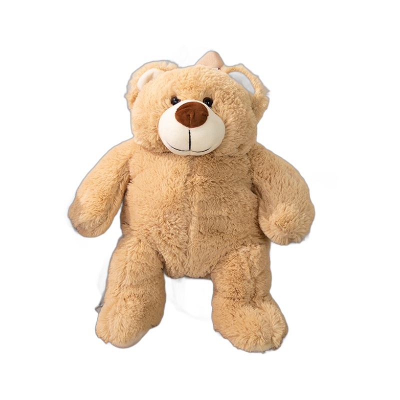 Cute plush toy backpack for girls in the Korean cartoon style 2024, a cute and casual small backpack, and a personalized bear gift Item Picture