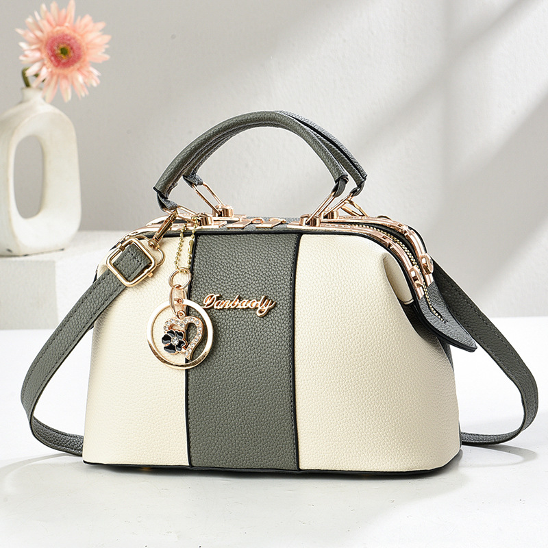 Original women's bag, 2025 new style commuting steel sandwich bag, large capacity bag, college students' single-shoulder large bag for class Specification drawing