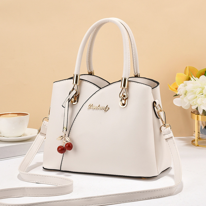 Bag Lady 2023 Autumn/Winter New Mom style handbag, elegant and large-capacity, middle-aged women's crossbody bag, single-shoulder bag details Picture