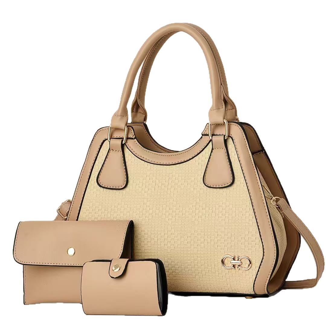 This year, a three-piece handbag set is in fashion. The new spring 2025 collection is versatile and in a solid color on Instagram. It's suitable for making dumplings for women Item Picture