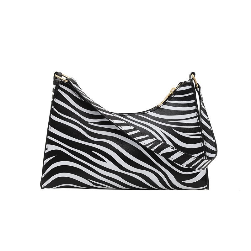 Cow underarm baguette bag, handbag, women's bag, 2021 new style, fashionable French style, single-shoulder hand-carry small bag Item Picture