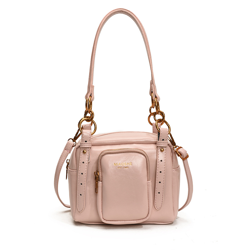 Trendy and fashionable hand-held small bag for ladies, 2025 new style simple square bag, casual and versatile, personalized single-shoulder crossbody bag Item Picture