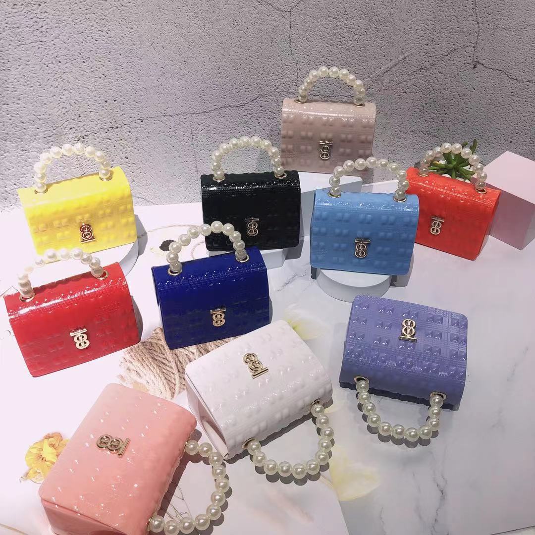2025 New cross-border jelly women's bag, fashionable single-shoulder crossbody, cute and fresh candy bag, Southeast Asian export bag full figure