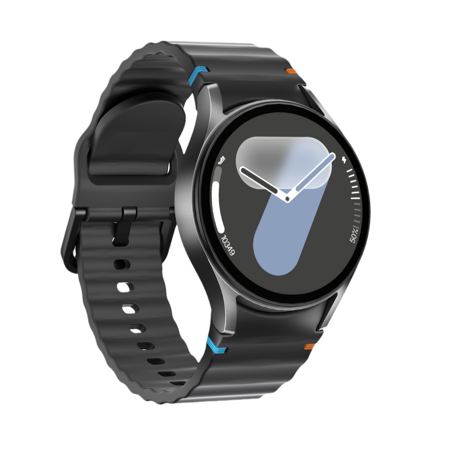 HD Watch7 mini smartwatch, Bluetooth call, heart rate monitoring, navigation, AMOLED round screen, cross-border trade Item Picture