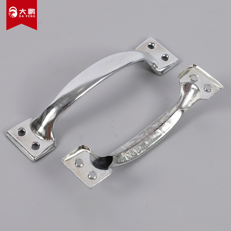 Bow-shaped handle, galvanized handle, simple handle, old-fashioned gripper, furniture cabinet, drawer, wooden door, stainless iron sheet handle Application Scenario
