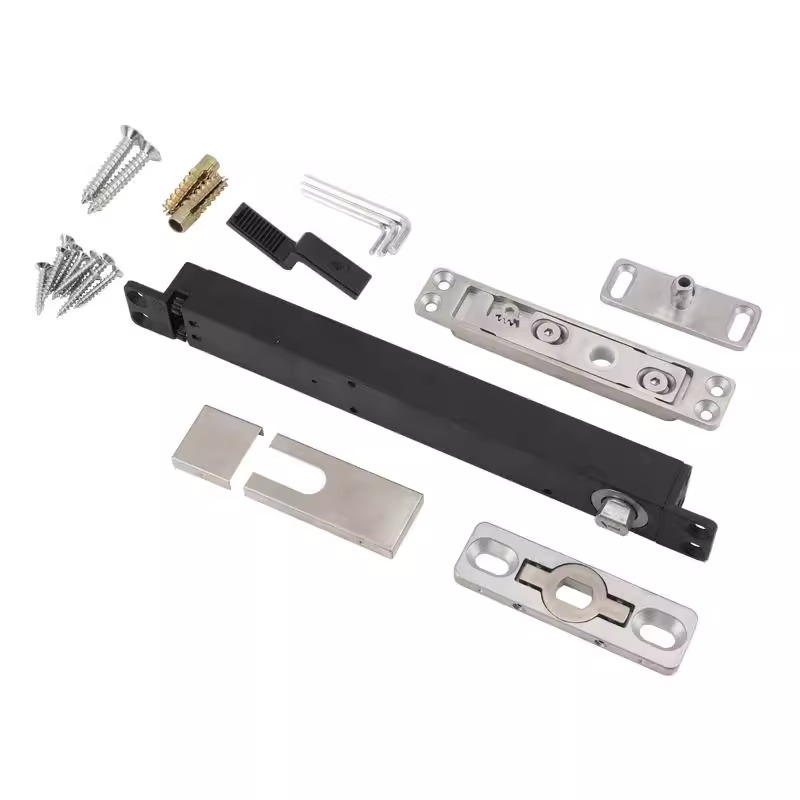 Trench-free floor spring, central shaft door hydraulic actuator, rotary door, two-dimensional hydraulic adjustable door hinge for the top and bottom shafts, hardware accessories Item Picture