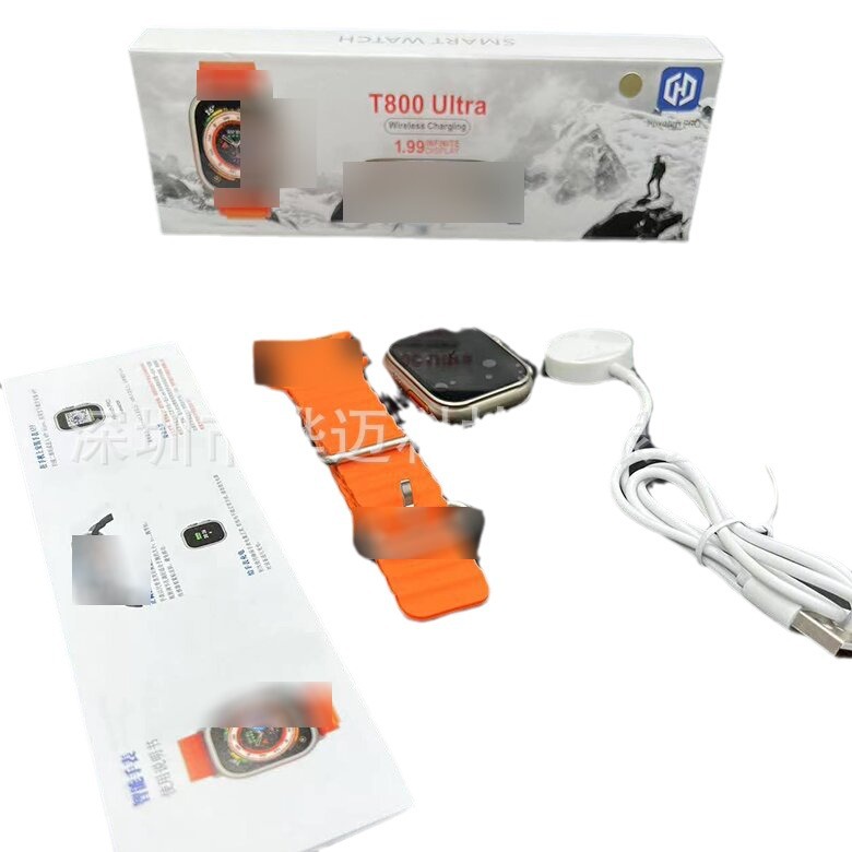 T800 Ultra Smartwatch 1.99-inch high-definition large screen Bluetooth Call Sports Edition s8 watch Huaqiangbei Item Picture