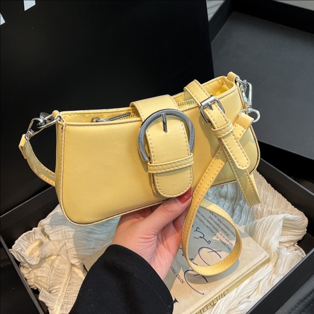 Cross-border French style high-end underarm bag for women 2025 new style casual commuting simple and versatile single-shoulder crossbody bag full figure