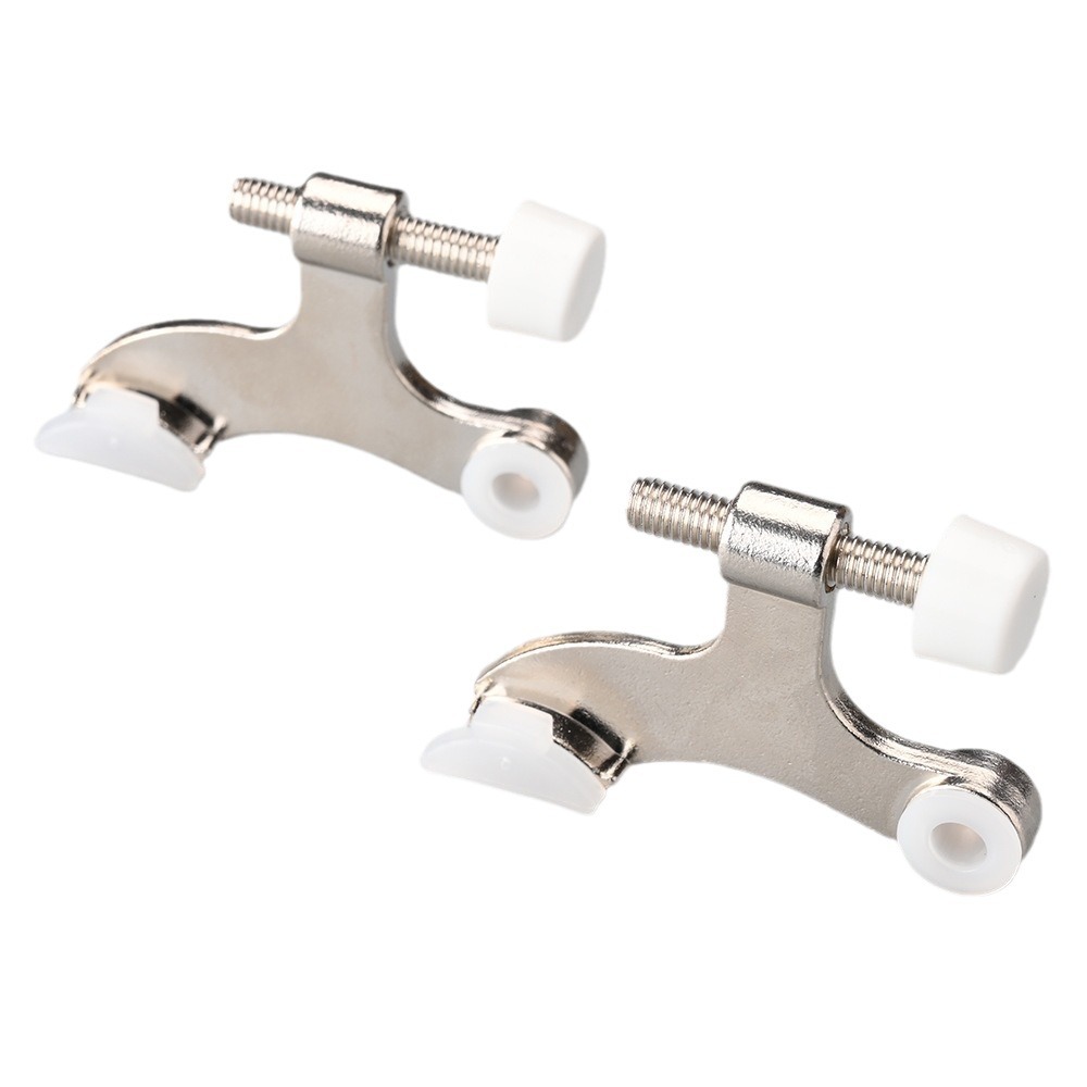American-style thickened zinc alloy hinge door top adjustable door stop K-type door top three-pronged door top anti-rust coating Item Picture