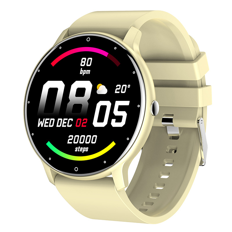 ZL02 Heart Rate, Blood Pressure and Sleep Monitoring Amazon Foreign Trade remote Control Camera ZL02D Smart Sports Watch Ring full figure