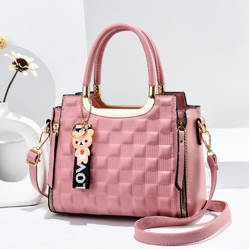 2022 New trendy single-shoulder bag for women with embossed patterns, large-capacity handbag for women, stylish and versatile crossbody bag Specification drawing
