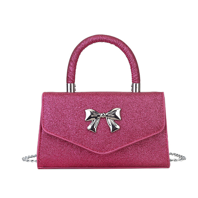 The new butterfly single-shoulder crossbody bag for women in the summer of 2025 is trendy, individual and fashionable. It's a small square hand-held bag Item Picture