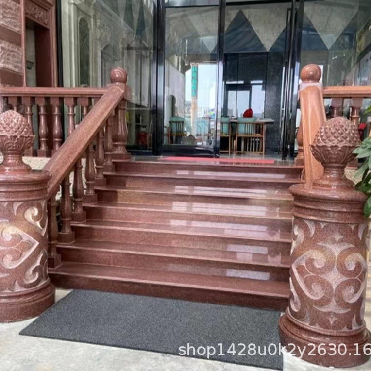 Indian red natural marble large slabs, natural luxury stone slabs, household luxury stone countertop panels, background walls Application Scenario