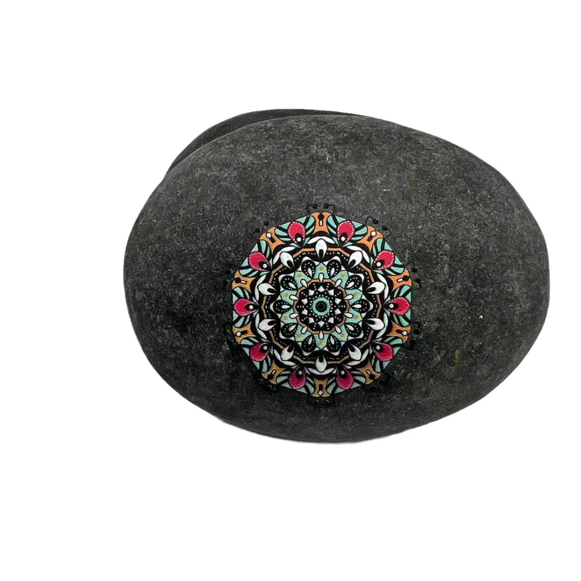 Painted stones, children's hand-painted pebbles, art painting, DIY handicrafts, painted flat pebbles Item Picture