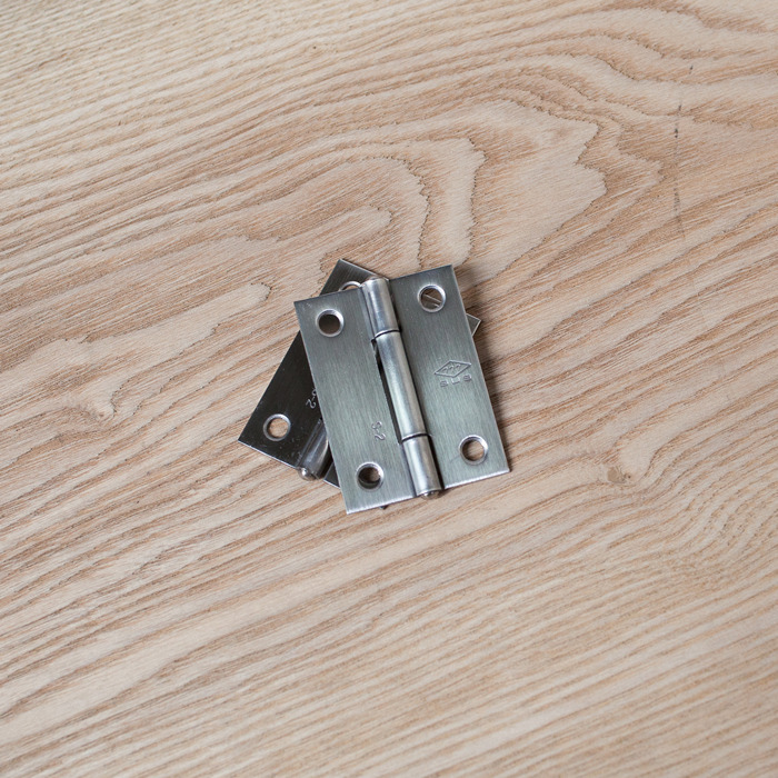 Wholesale of 304 stainless steel hinges, folding and welding hardware for furniture cabinet doors, small folding hinges and mini hinges Specification drawing