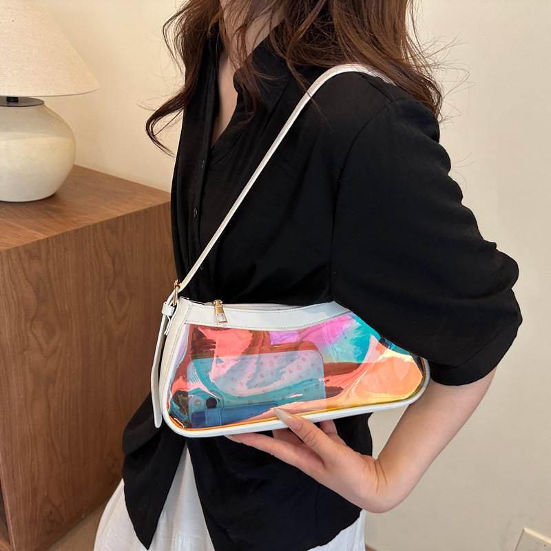Korean ins Academy style student transparent bag, Japanese-style cute forest-style texture single-shoulder crossbody bag details Picture