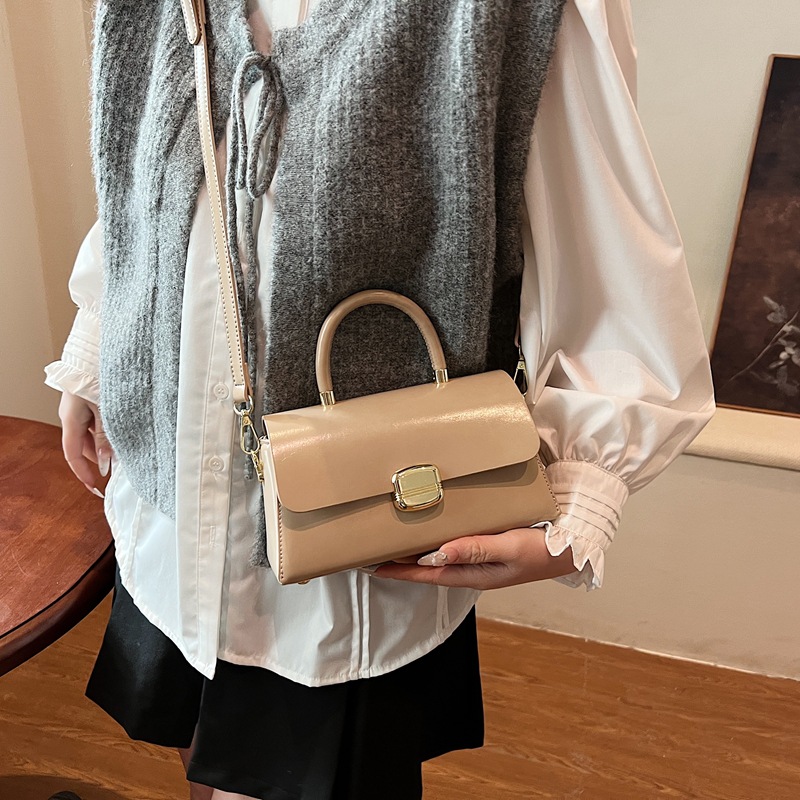 A simple and elegant hand-held small square bag for women, 2025 new Korean style, trendy, casual and versatile single-shoulder bag, a high-end women's bag Application Scenario