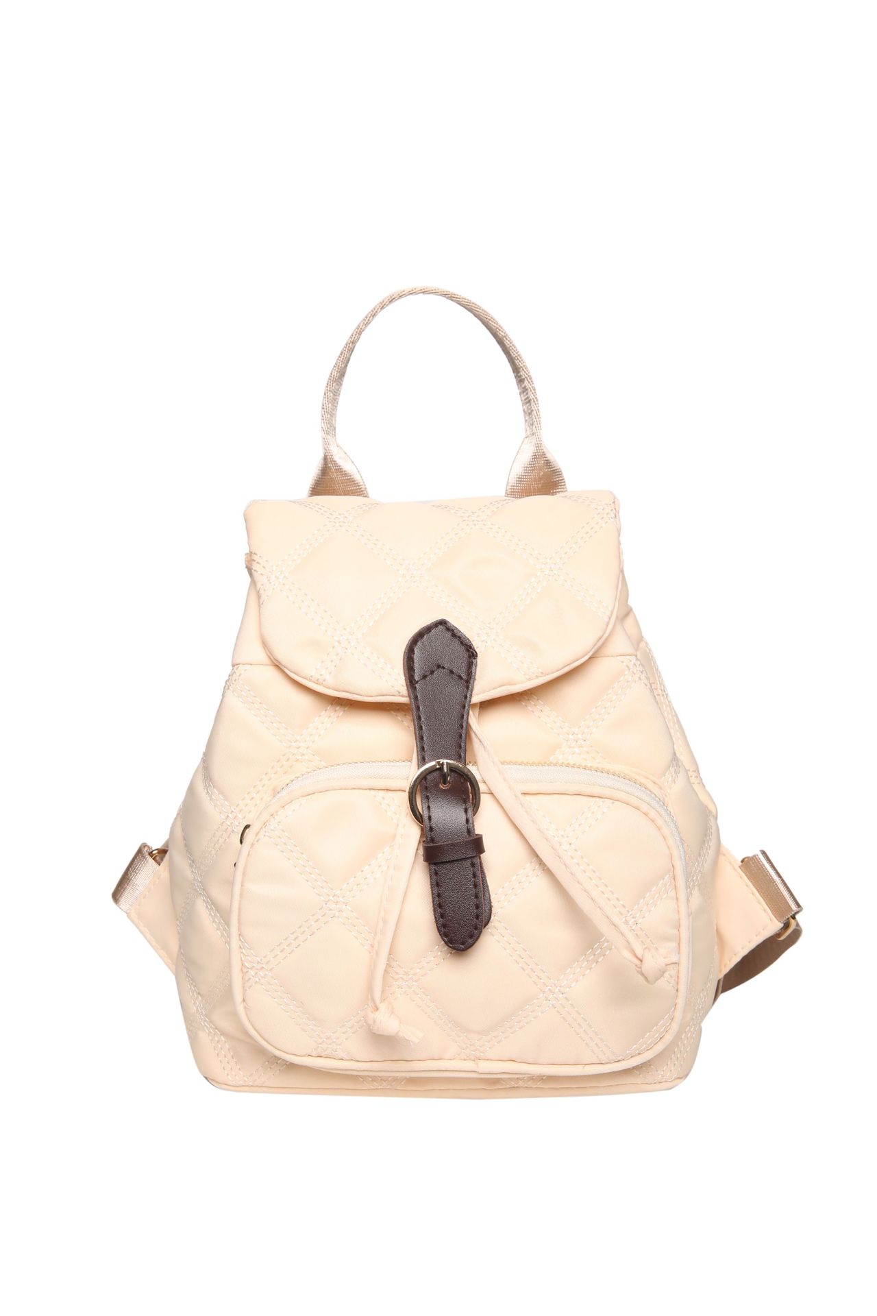 Casual nylon fashionable diamond-shaped backpack for women, 2022 new style, popular and trendy, large-capacity, versatile schoolbag for junior and senior high school students Item Picture