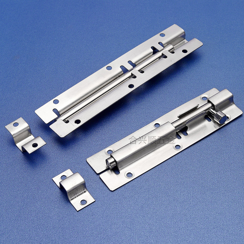 Stainless steel latch door bolt, door latch, wooden door and window exposed latch lock, bathroom thickened, old-fashioned door latch, Chinese latch Specification drawing