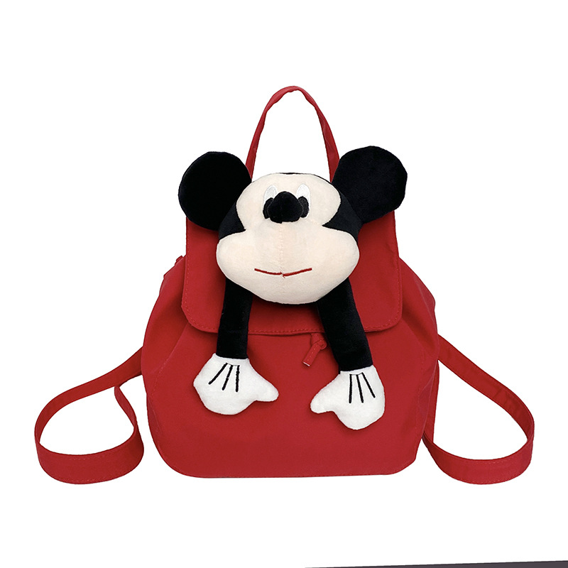 New casual ns cartoon Mickey large-capacity bucket bag for women 2024, canvas bag for college students Item Picture