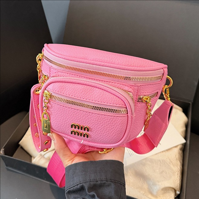 Cross-border fashion trend multi-pocket large-capacity waist bag for women 2025 new style, elegant and stylish, niche single-shoulder crossbody bag full figure