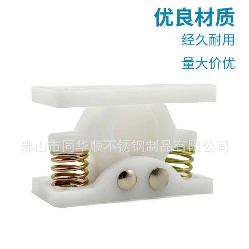 Heavy-duty door stop lock with heavy metal door frame C9301-5115, featuring zinc alloy large shock ball spring snap Application Scenario