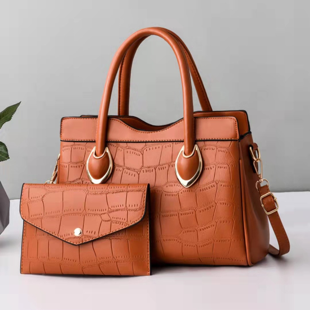 2022 New Korean-style fashionable single-shoulder bag for foreign trade, large-capacity pu women's bag, trendy crossbody bag details Picture