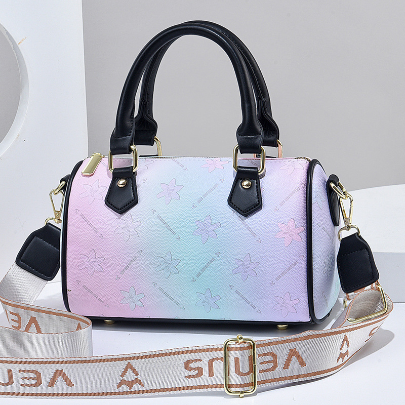 Gradient color women's bag factory, fashionable and trendy women's bags, high-end sense, large-capacity single-shoulder bags, crossbody bags, handbag women's bags details Picture
