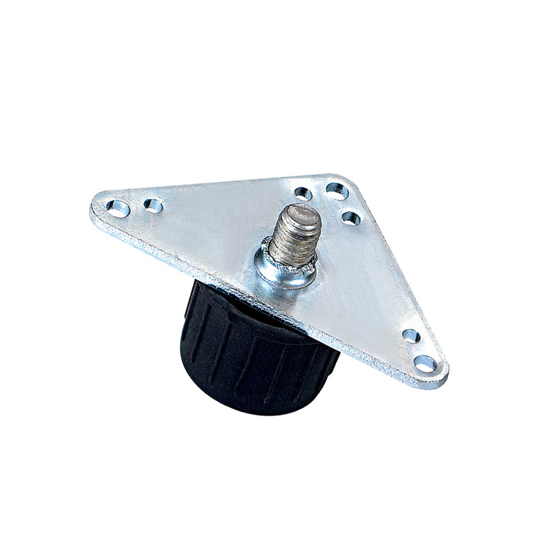 Factory direct supply production of hardware accessories, universal adjustable feet, triangular adjustable feet, plastic support feet wholesale Item Picture