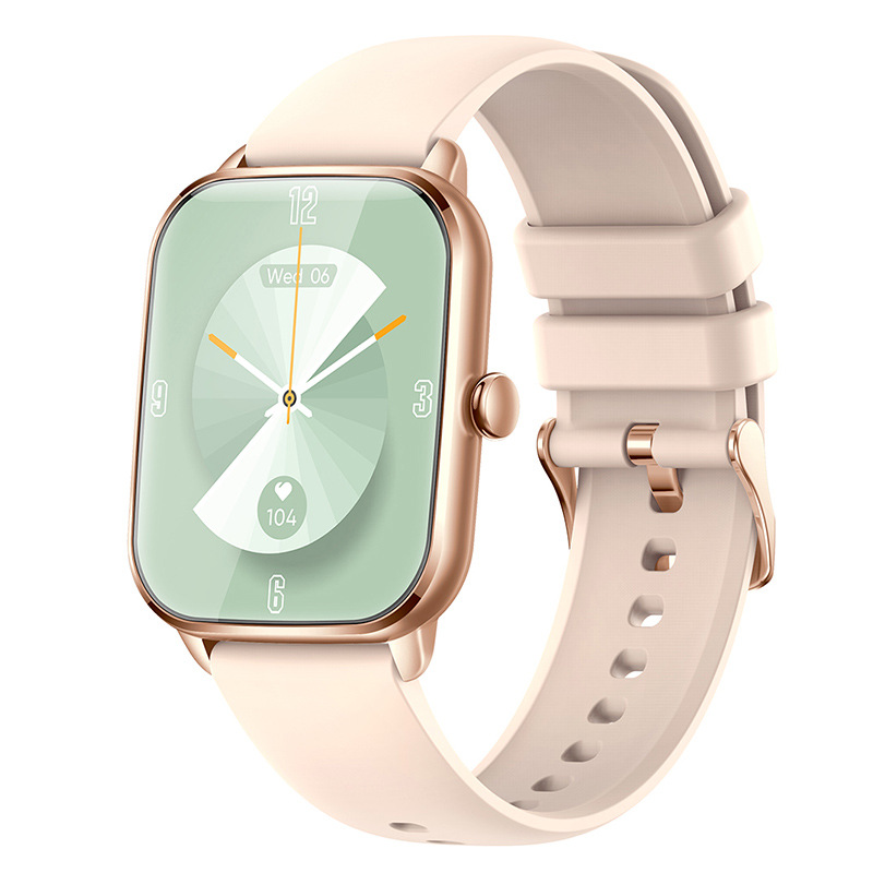 New large-screen smartwatch for women, heart rate and blood pressure, smart bracelet, Bluetooth call, voice assistant, waterproof for cross-border use full figure