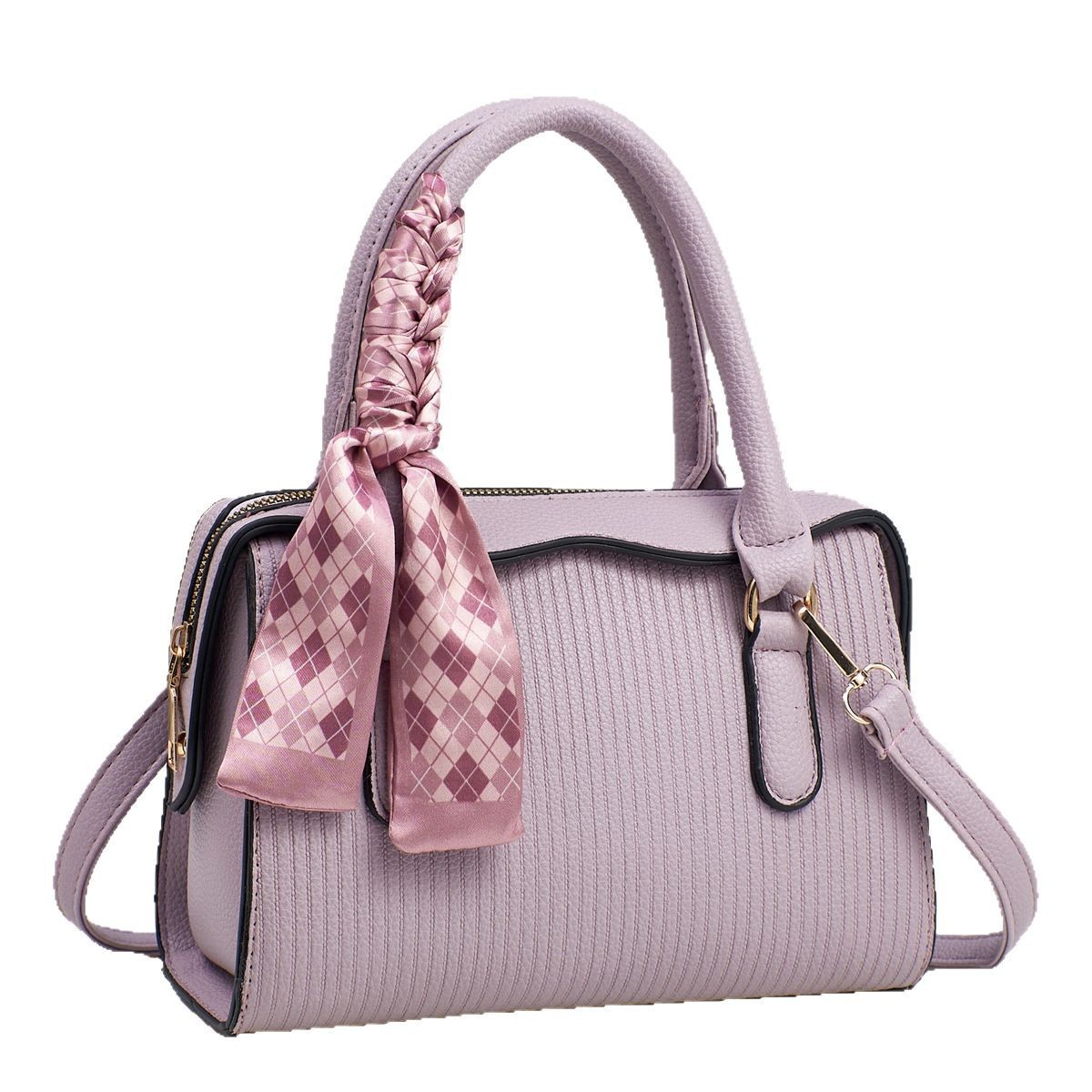 Cross-border embossed women's hand-held bag for women 2025 autumn/winter, Korean Instagram simple and fashionable single-shoulder bag, hand-held crossbody bag Item Picture