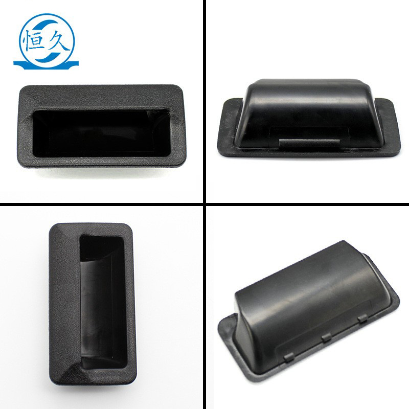 Plastic black handle, industrial equipment, iron sheet electrical box, filing cabinet, concealed built-in handle, cabinet door, drawer handle Application Scenario