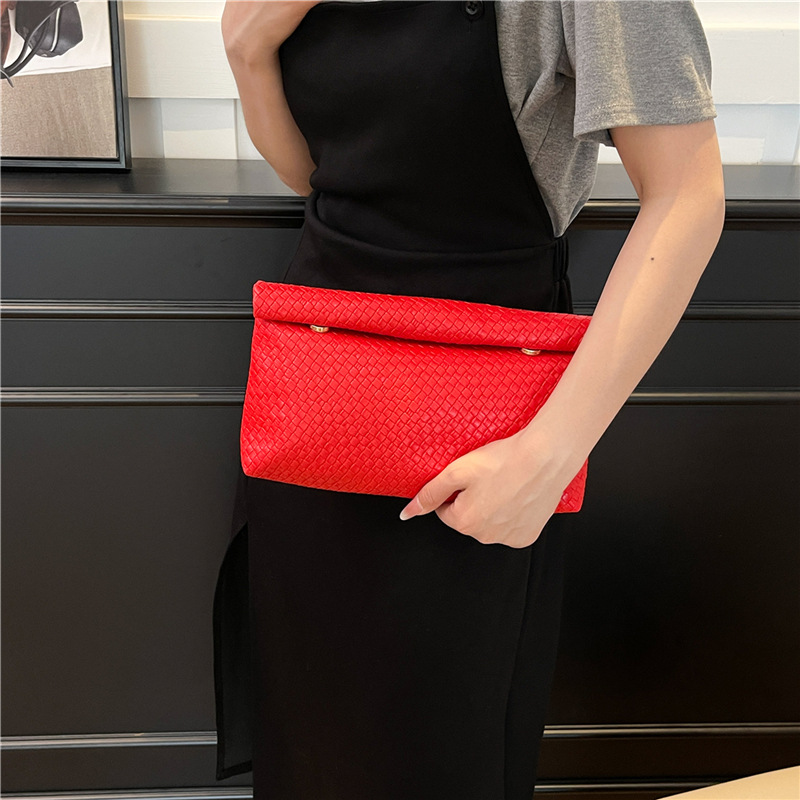 In 2025, this year's popular solid-color casual and stylish spring and summer new large-capacity loose change envelopes for women's handbags are in vogue Specification drawing