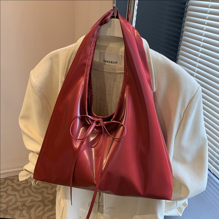 Cross-border large-capacity commuter handbag for women, 2025 new style casual and versatile single-shoulder underarm bag, hand-held tote bag full figure
