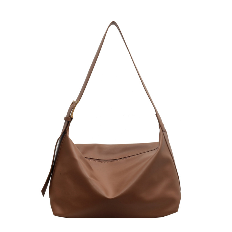 Korean retro women's bag 2025 new style, fashionable and trendy single-shoulder bag, versatile and elegant crossbody armpit bag wholesale Item Picture
