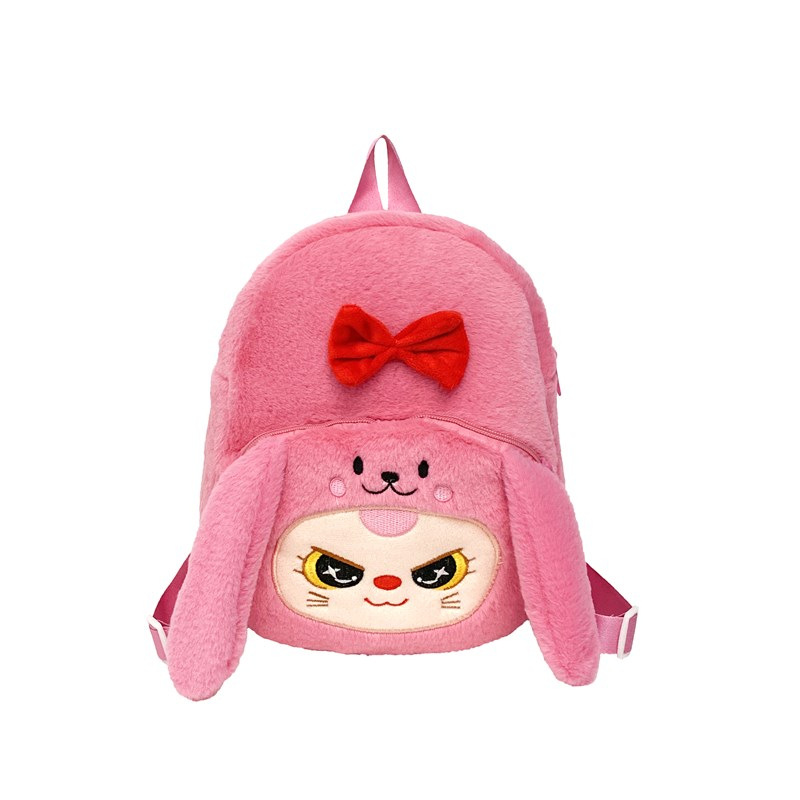 New plush toy backpack for three-year-old kids, cute, large-capacity, girlish, class backpack, claw machine doll, exchange price Item Picture