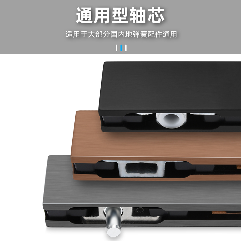 New frameless glass door clamps, universal spring door accessories, upper and lower straight clamps, right-angle seven-curved clamps, top clamps Specification drawing