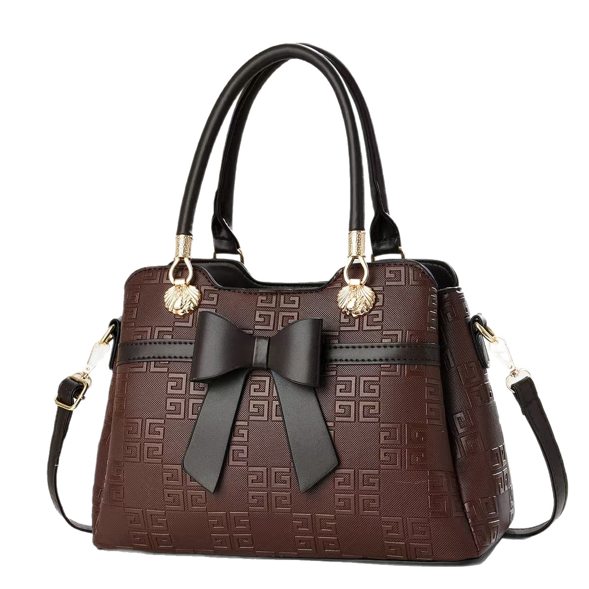 A stylish summer handbag from a grand lady manufacturer, a versatile mom's bag, 2025 new foreign trade style, bow, single-shoulder for ladies Item Picture