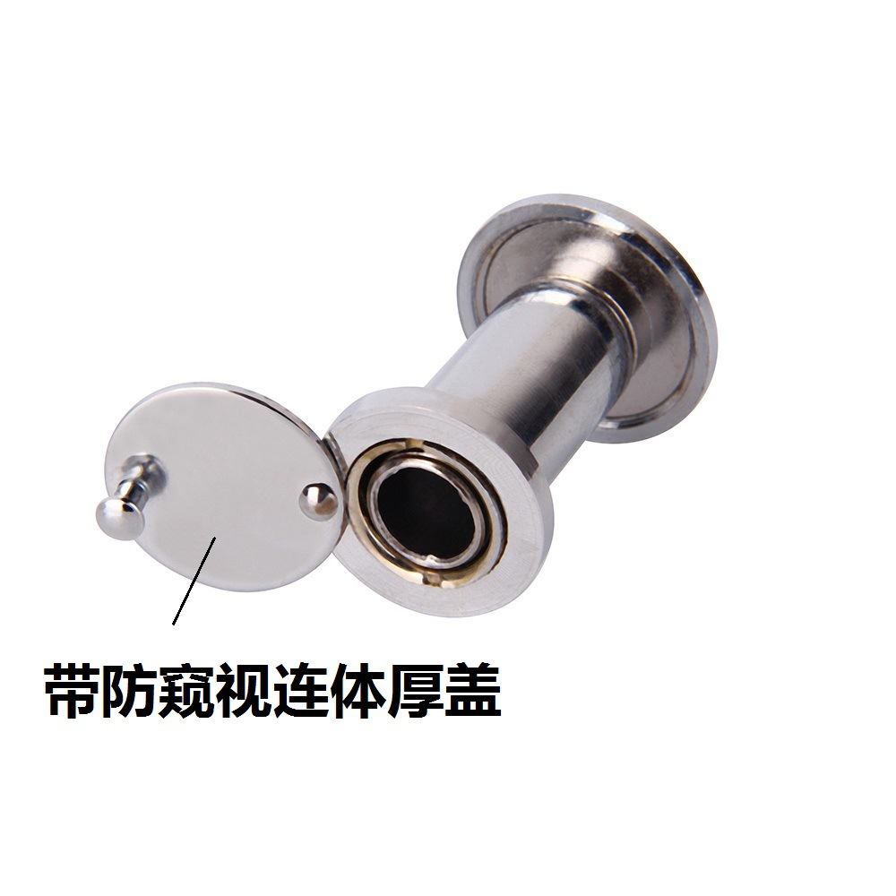 The outer pipe diameter is 14mm, with a high-definition viewing Angle and a wide entrance door made of all-metal peephole to prevent theft Item Picture