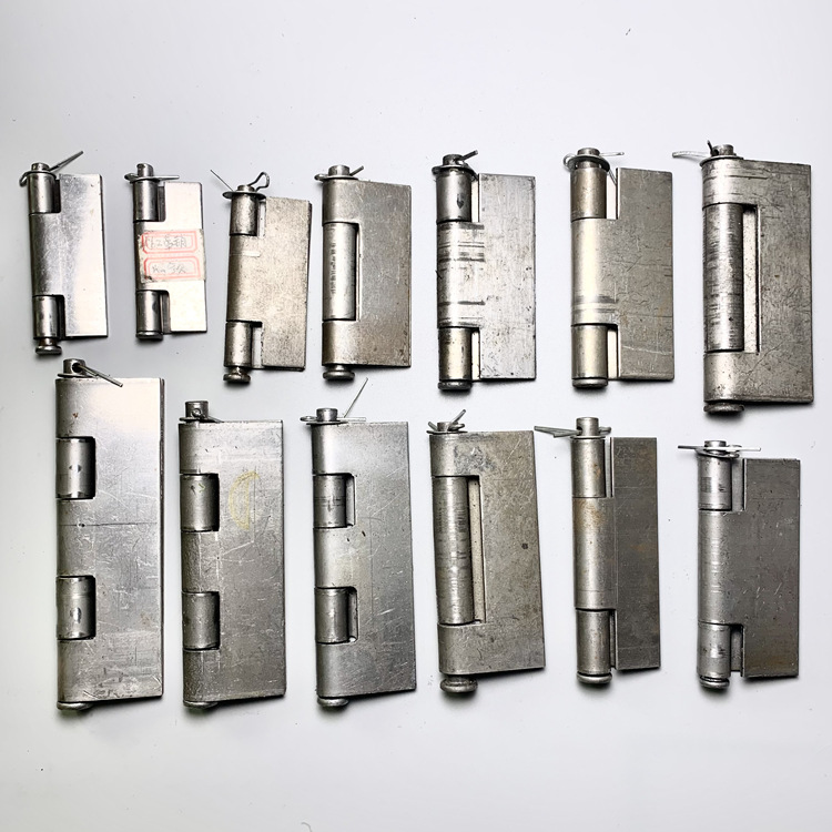 Welded iron hinges, pin hinges, electric welded hinges, detachable welded hinges, pin plate hinges, holeless flat opening welded hinges Application Scenario