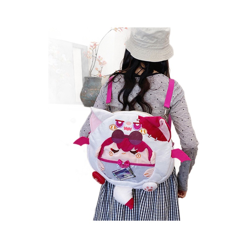 New anime-themed pain bags for girls, 2D backpacks for girls, soft and cute, high appearance level travel backpacks, student schoolbags Item Picture
