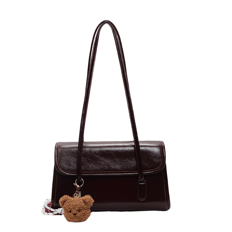 Retro bag, large-capacity single-shoulder bag for women, 2024 new style, casual and versatile underarm bag, high-end commuting bag for work Item Picture