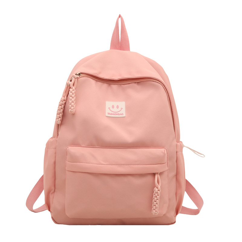Japanese-style soft girl large-capacity backpack, a niche and simple design for girls, a backpack for junior high school students, a small backpack for girls' spring outing Item Picture