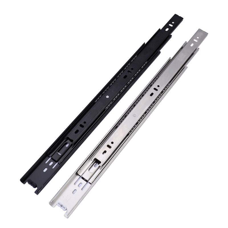4510 cold-rolled steel slide rail drawer, three-section solid steel ball pull guide rail, silent three-fold slide rail track Application Scenario