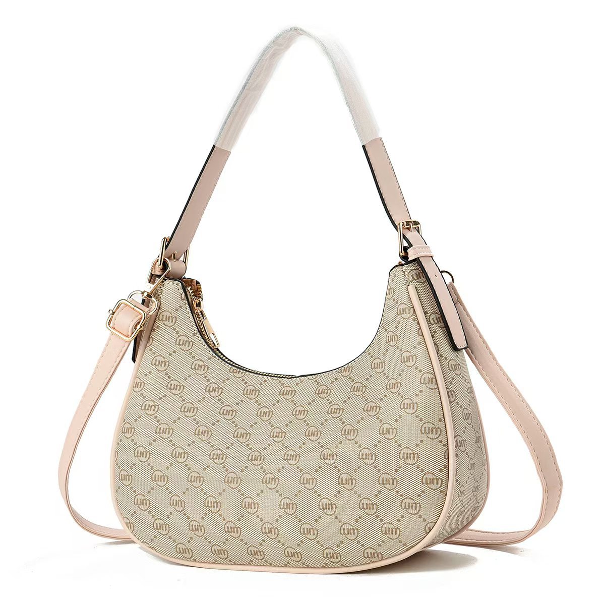 Cross-border best-selling direct-sale retro underarm bag, large-capacity, stylish and trendy letter single-shoulder bag, hand-held dumpling bag Application Scenario