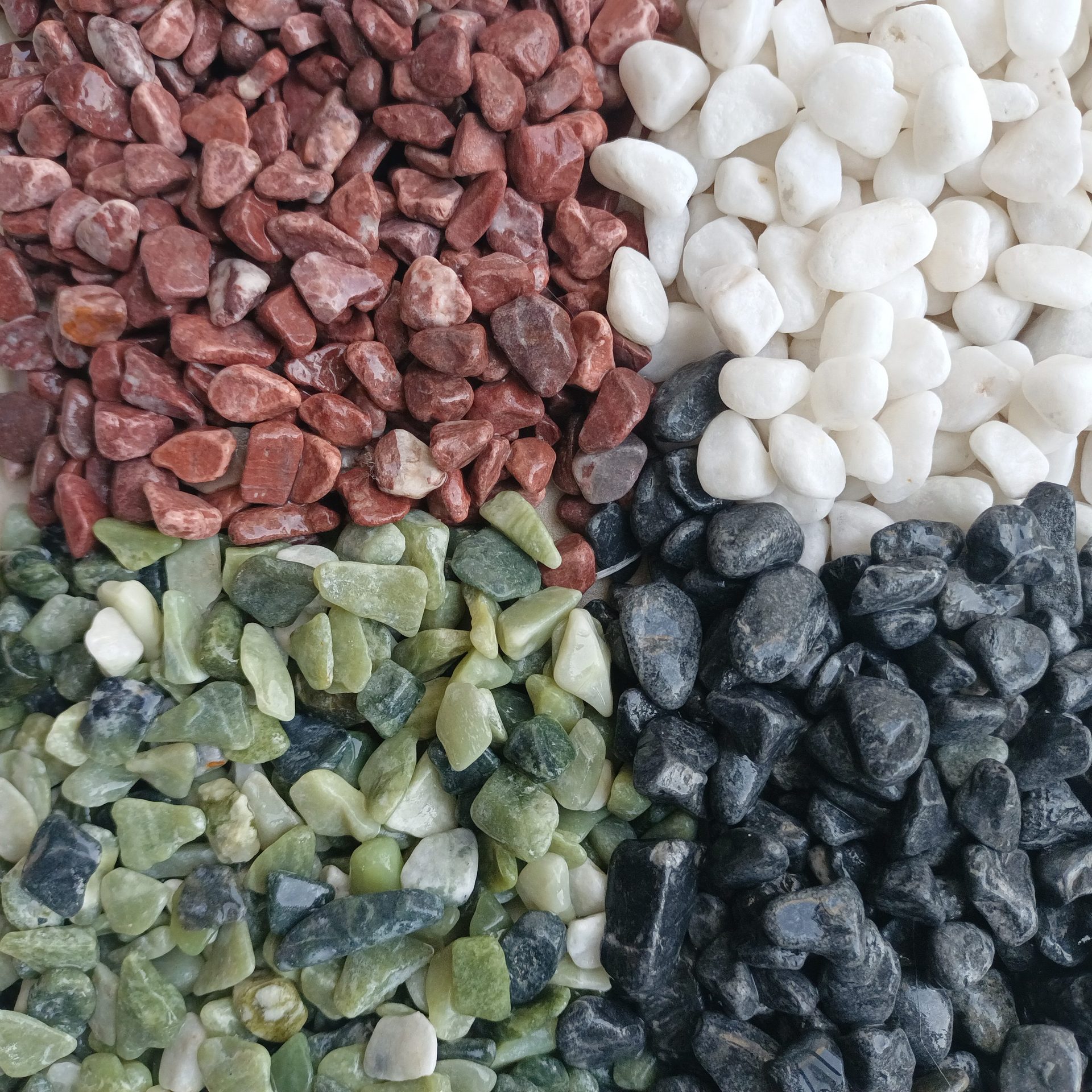 White pebbles, natural dolomite, white gravel, washed stone, ground paving, special paving for garden landscaping Application Scenario