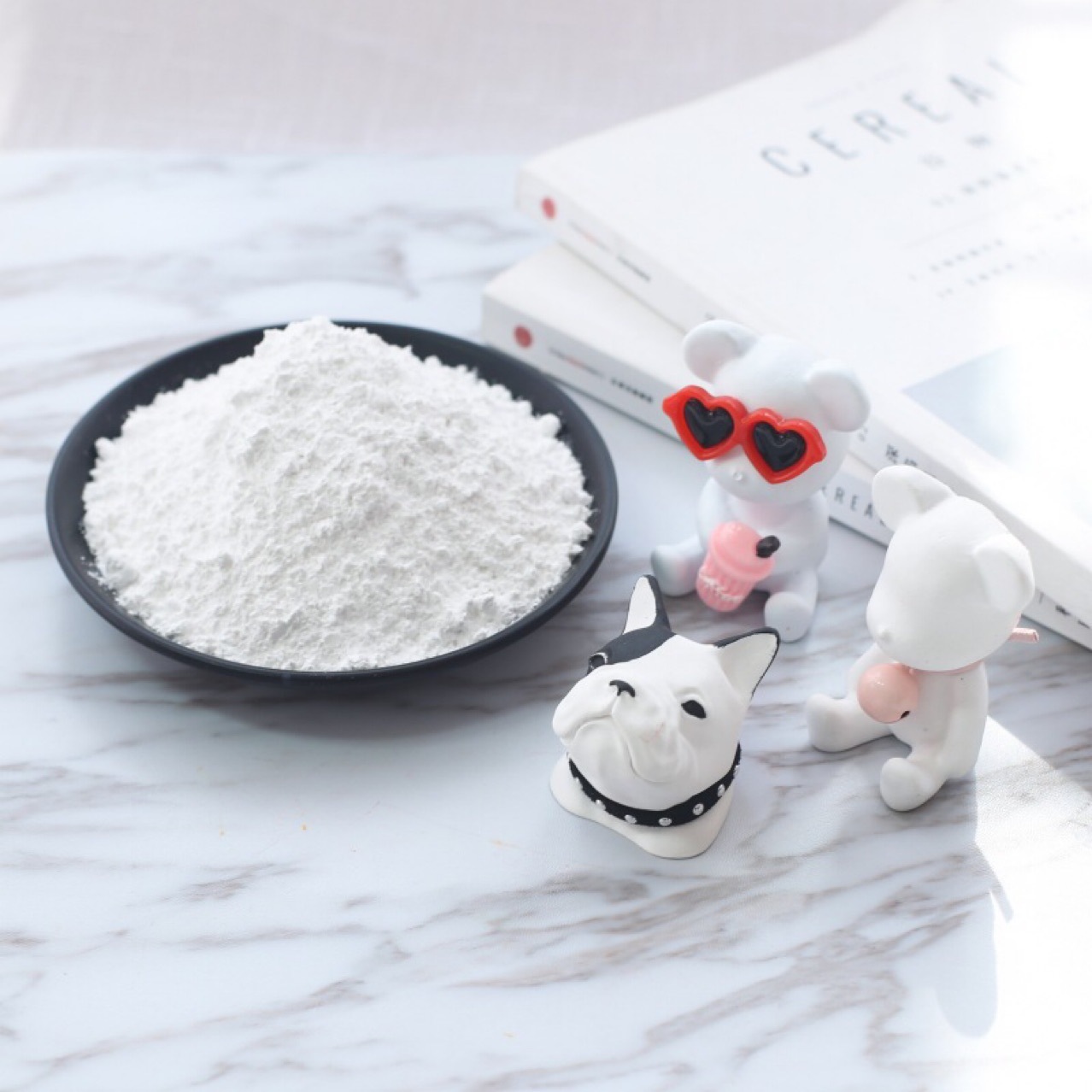 Factory direct supply of aromatherapy label gypsum powder, diy by hand, high hardness and high whiteness, 2400 mesh aromatherapy gypsum powder Application Scenario