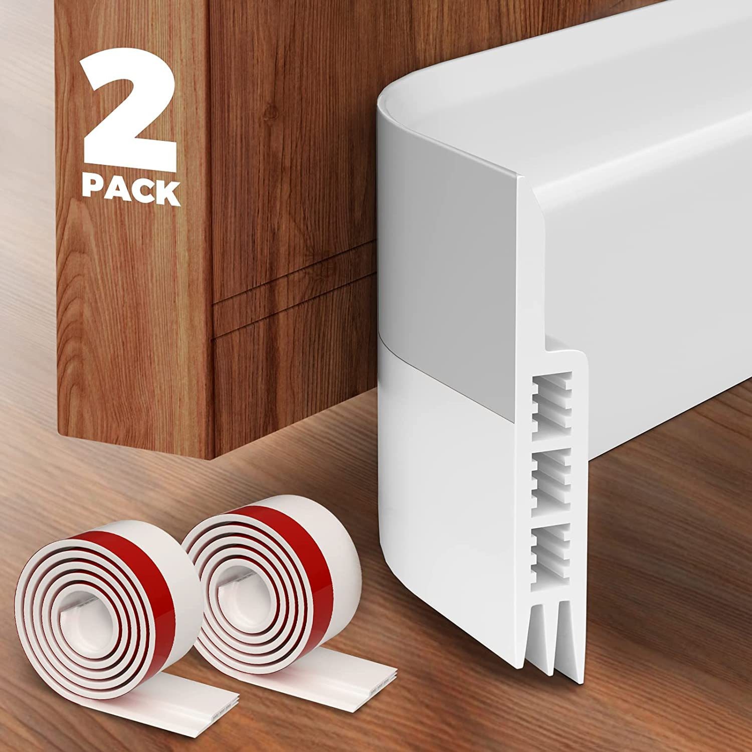 Door bottom sealing strip, sound insulation strip, windproof strip, bedroom door gap sealing strip, windproof, warm, insect-proof and sound insulation wonder Specification drawing