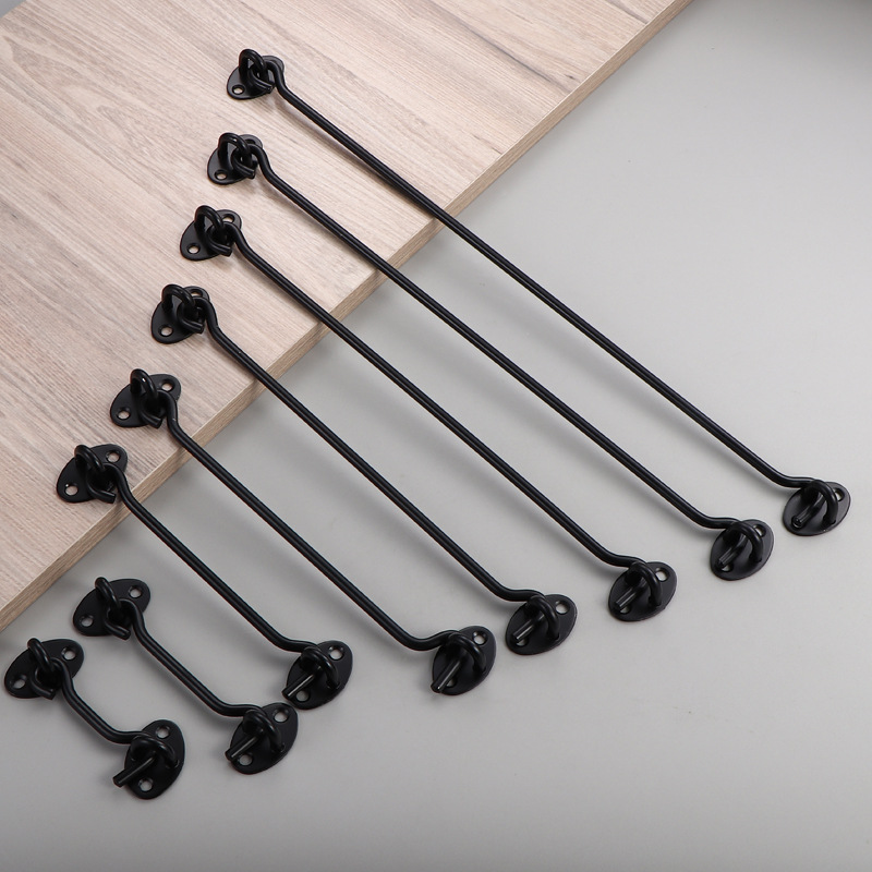 201# stainless steel wind hook, thickened old-fashioned window hook accessories, door and window hooks, tie hooks, tie hooks, wind hook hardware Specification drawing